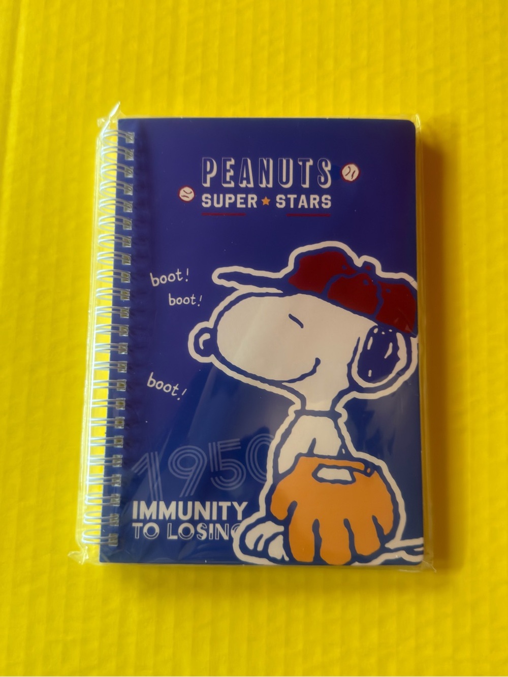 Peanuts Snoopy Notebook - Blue, Red, Orange, White